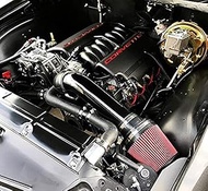LS Swap Cold Air Intake - Black LS1 LS2 LSX Restomod A-Body G-Body Camaro Chevelle GTO Monte Carlo C