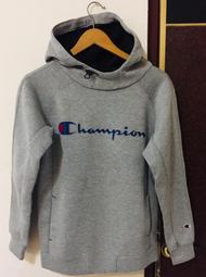 全新正品💥Champion 冠軍💥印花logo帽t 經典款印花logo連帽 T恤 太空棉 長袖 重磅 M