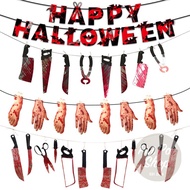Banner Halloween BackdropGARLAND Horror Blood Decoration Cafe Decoration Halloween Party Wholesale B