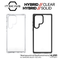 ITSKINS Hybrid Clear/Solid Case-Samsung Galaxy S23 Ultra