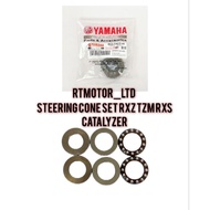YAMAHA RXZ RXS TZM CATALYZER STEERING CONE SET BEARING FORK T HANDLE BAR TZM150 RXZ150 RXS150