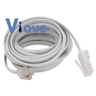 RJ11 6P4C to RJ45 8P4C Modular Phone Internet Extension Cable 3 Meter