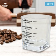 Espresso Single Double Shot Measuring Cup (set Of 1 Glass)/ Espresso Measurement Glass