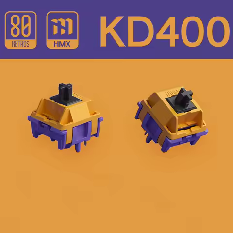 80Retros X HMX KD400 Switch 5-Pin Linear Switches HMX M1 40g 45g 50g 57g Factory Lubrication Custom 
