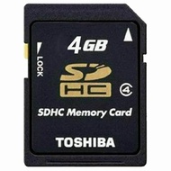 Toshiba 4GB SD Card SDHC Class 4 Flash Memory Card C4 P-SDHC4G4 Genuine High Speed Memory SD For Dig