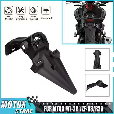 License Number Plate Frame Holder Bracket Fit for 2015 - 2025 YZF-R25 YZF-R3 MT-03 MT-25 YZF R25 R3 