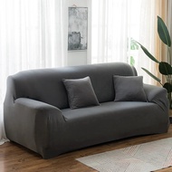 【QUT】-Sofa Cover for Corner Sofa L-Shaped Sectional Sofa Elastic Gray Pet Friendly Slipcover for Arm