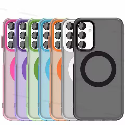 For Samsung Galaxy M55 Case Magsafe Wireless Charging Cover For Samsung Galaxy M15 M35 M55 5G Case S
