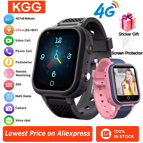LT21 4G Smart Watch Kids GPS WIFI Video Call SOS Child Smartwatch IP67 Waterproof Camera Monitor Tra