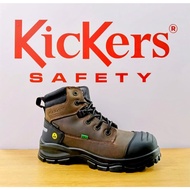 Kickers Men Waterproof + Wide Toe + ESD + Light Weight Mid Cut With Shoelace Safety Shoes TV2-3066