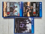 PS4 Resident Evil 2, 3, and Resident Evil 6 Games