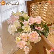SUNRISE Artificial Lisianthus Flowers, Large Size Simulation Design Artificial Eustoma Grandiflorum 