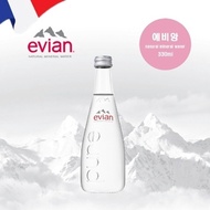 French imported mineral water Evian Rosca glass [330mlx1 bottle]