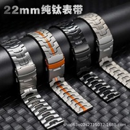 Suitable for Huawei gt5 pro Titanium Strap Samsung watch8 New Style Smart Hand Iron Man Strap