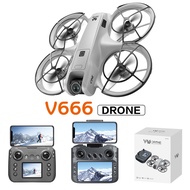 New Product V666Drone with Screen, ESC, and Camera8k High Definition Remote Control Aircraft Fully P