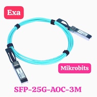 MicroBits SFP-25G-AOC-3M, 25G SFP AOC Active Optical Cable 3 Meter3m