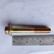M10X70 FLANGE YELLOW CAP BOLT M10 X 70 KEY 14 LENGTH 7 CM 7CM THREAD BOLT 14 M10X70 M10 X 70 10X70 1