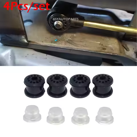 4Pcs/set ABS Car Gearbox Pull Head Gear Shift Lever Transmission Wearable Cable 4S6P-7412-AA For For