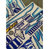 Y125ZR (7) MICHELIN GO!!!! Go Go Y125z y125 125zr 125z Body Sticker Stripe STRIKE STIKER BODY COVER 
