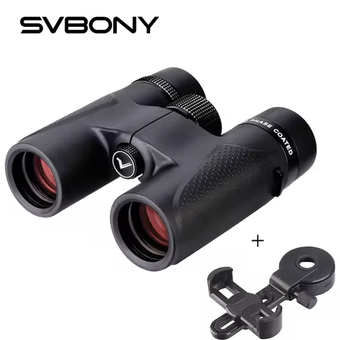 SVBONY SV202 8X32/8x42/10X50/10x42 ED long range Binoculars + Adapter for Bird Watching,Stargazing,c