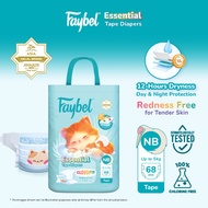 Faybel Essential Tape Diapers NB 68pcs