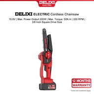 DELIXI Electric DLX-XZJ313 21V 6 inches Cordless Brushless Chainsaw