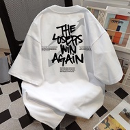 Oversized T-shirt vintage AdultWanita Couple Letters Distro epidemic trendy top