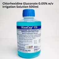 [Bundle] RinsCap CG Chlorhexidine Gluconate 0.05% w/v Irrigation Solution, 500ml, Sterile Antiseptic