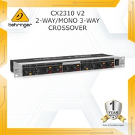 BEHRINGER SUPER-X PRO CX2310 V2 High-Precision Stereo 2-Way/Mono 3-Way Crossover with Subwoofer Outp