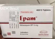 READY 117e1226.118.119.120.199.200.201 STOCK EPAM 5MG VITAMIN TABLETS 1 PATA 40BIJI READY STOCK EPAM