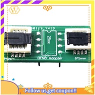 【W】Universal SMT BIOS Flash Socket QFN8/WSON8/MLF8/MLP8/DFN8 Two-In-One Chip Adapter 6x5MM and 8x6MM