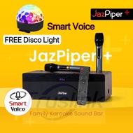 【SG Seller】1 Year SG Warranty Truslink Original Jazpiper+ KTV HOT SALE !!! Family Wireless Bluetooth Karaoke Sound Bar With Built-in Karaoke System and Multiple Languages HDMI Streaming Cloud Songs Karaoke Player KTV/TV Soundbar Jazpiper Plus Voice