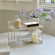 She Shelf Double-Layer Storage Rack Cream Tidy-up Sundries Desktop Skin Care Perfume Transparent Sty