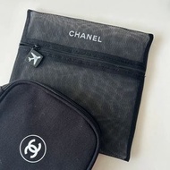 Chanel雙層網紗化妝包