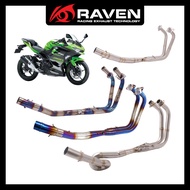 RAVEN Kawasaki Ninja 250 2018-2024 Z250 Modenas Full System Exhaust Stainless Steel Titanium