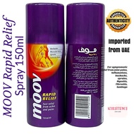 AUTHENTIC MOOV Rapid Relief Spray 150ml