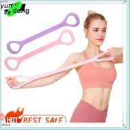 J-SU 8 Shape Yoga Elastic Band TPE 20lbs Durable Anti Break 47cm Back Trainer Shoulder Stretcher Lig