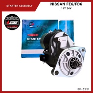 Nissan FE6/FD6 Heavy Duty STARTER ASSEMBLY 11T 24V BD-3221 FYD-63N KHYBRID