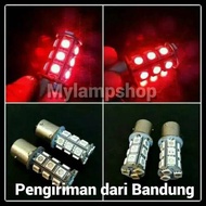Brake light flashing rear light bayonet flash 2 feet 18led