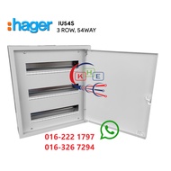 HAGER IU54S METAL ENCLOSURE DB BOX ( 3 ROWS 54 WAYS )