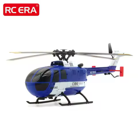 RC ERA C186 MAX BO105 Optical Flow Positioning 4CH RC Helicopter for Adults Remote Control Aircraft 