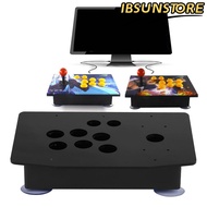 IBSUNSTORE 18pcs Arcade Joystick , 8-Hole Black DIY Arcade Controller , Durable Acrylic Steel Plasti