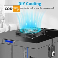 Laptop CPU Chassis Cabinet 2700RPM 100-240V Electronic Cooling Fan with Knob