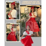 red kimona at saya for kids buwan ng wika costume
