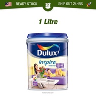 1L ICI DULUX Inspire Interior Glow Finish Paint Cat Dinding Dalam Rumah Bilik Ruang Tamu 室内水漆