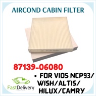 CABIN AIR COND FILTER TOYOTA VIOS NCP93 ALTIS WISH CAMRY ACV40 ESTIMA ACR50 VELLFIRE ALPHARD INNOVA HILUX