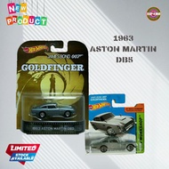 1963 Aston Martin DB5 - James Bond 007 - Gold Finger - Miniature Toy Car Diecast Movie/