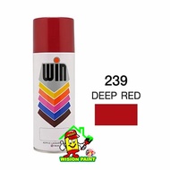 DEEP RED ( 239 ) WIN Spray TOA Tin 400cc  Tin /Spray Tin /Cat Tin/ 喷漆 / Cat Spray / Acrylic Lacquer 