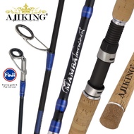 (6ft-9ft) Ajiking Mamba Tournament Spinning Casting Fishing Rod (FUJI TOP GUIDE+REEL SEAT) Max Load 