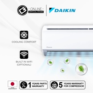 (WEST) Daikin FTV Series 1.0HP 1.5HP 2.0HP 2.5HP Aircond - Non Inverter Wall Mounted (R32) Air Condi